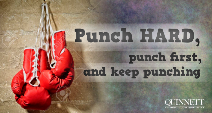 Punch hard, punch first, and keep punching